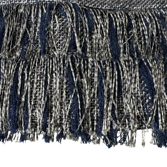 STS Sail to Sable Wool Blend Fringed Tweed Skirt sz 8 - Picture 4 of 7